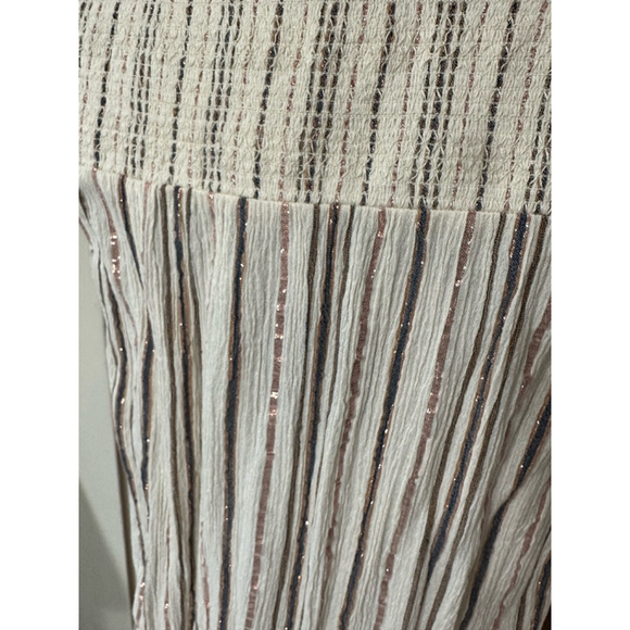 Veronica Beard Sleeveless Striped Ruffle Hem Dress‎ Size Small EUC - Picture 3 of 4